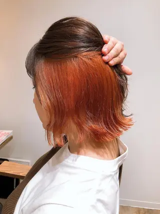 ミディアム カラー ゆう🫧 透明感/ハイトーンのヘアスタイル