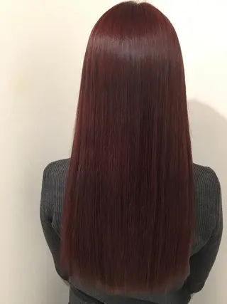 ロング カラー 🌈評価No.1🌈 艶髪カラー❌エクステのヘアスタイル