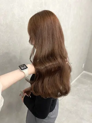 ロング カラー 盛れる顔まわり✨🎀 レイヤー別所好葉のヘアスタイル