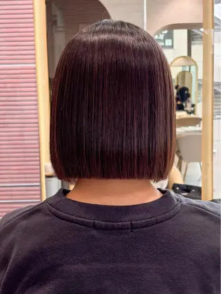 ミディアム 💖ボブ/髪質改善 顔周りレイヤー/ユイのヘアスタイル