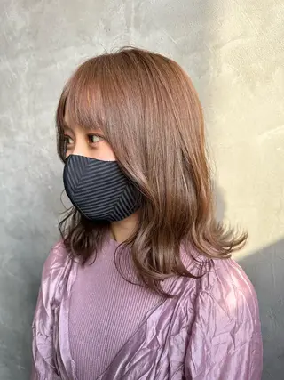 ミディアム 山崎 友雅のヘアスタイル