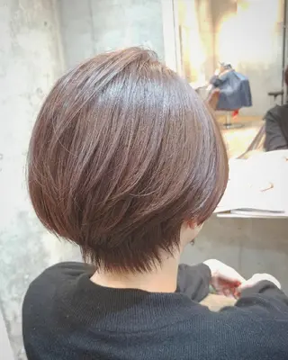 ショート カラー パーマ ヘアアレンジ 6月オープン♪豊見城 Lodattu✁清水のヘアスタイル