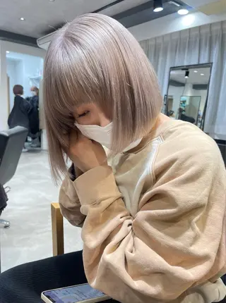 ショート 🌼ベージュ/暖色 🌼すずのヘアスタイル