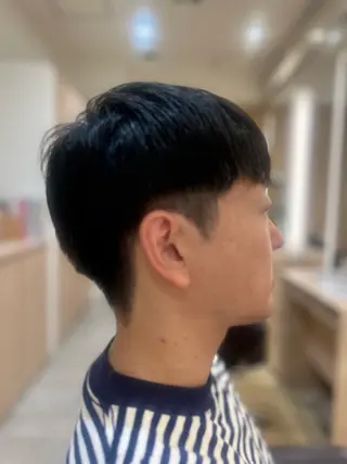 メンズ 毛流れ 癖毛カット/ 英山明未のヘアスタイル