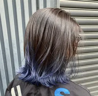 ミディアム カラー box mico. mutsumiのヘアスタイル