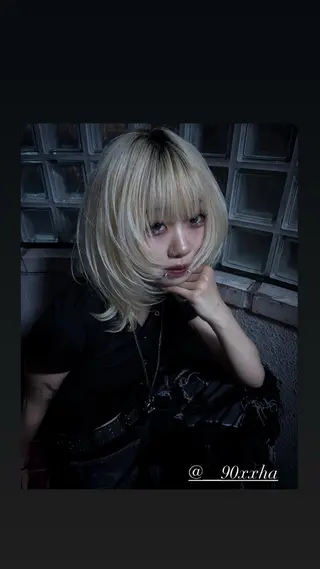 ミディアム R.A.F.by Mag 南松本所属・tsuchiya レイヤー/シャギーのヘアスタイル