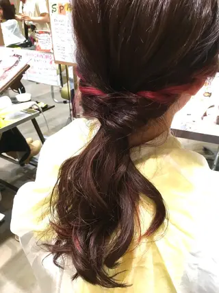セミロング ヘアアレンジ 髪質改善×レイヤー 高嶋のヘアスタイル