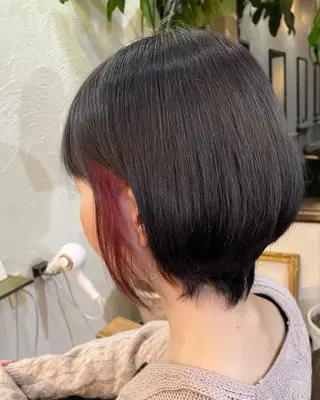 ショート カラー 箱守 さやかのヘアスタイル