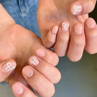 ネイル By moonネイル 🌷ワンホン/韓国風のネイルデザイン