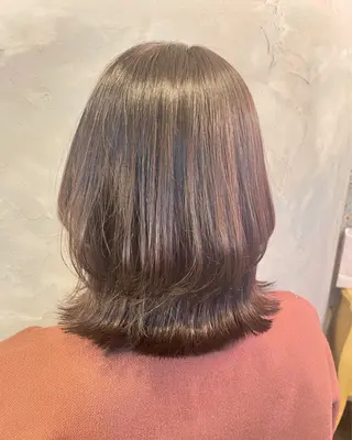 ミディアム hair make echo滿木あい花のヘアスタイル