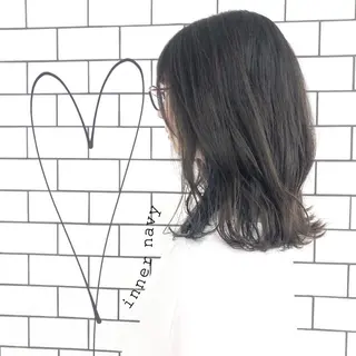 ミディアム カラー お洒落パーマ/ 艶カラー/michiのヘアスタイル