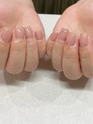 ネイル パラジェルネイル 大人可愛/シンプルのネイルデザイン