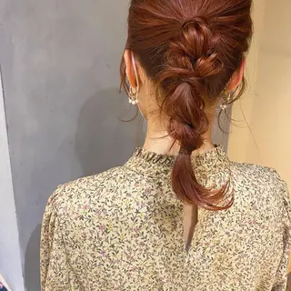 カラー ヘアアレンジ hana ROCCO3rdのヘアスタイル