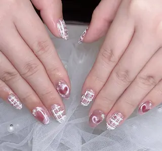 ネイル 🎀も ものネイルデザイン
