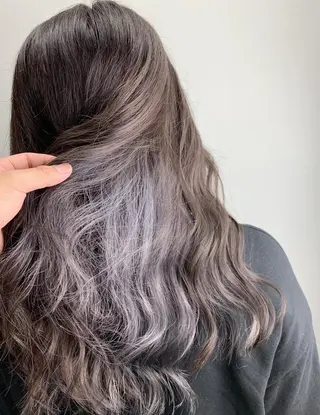 ロング 🧡可愛い色落ち🧡 ハイトーン特化🧡のヘアスタイル