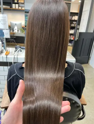 ロング カラー ヘアアレンジ 🌈本物の髪質改善 森田涼平のヘアスタイル