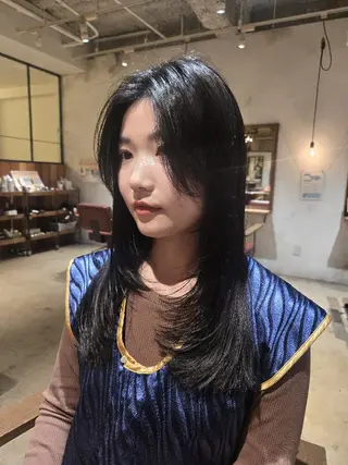ロング 韓国好き🇰🇷 美容師MIKUのヘアスタイル