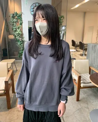 ロング 田中 亜沙美のヘアスタイル