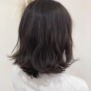 ミディアム カラー 【髪質改善】 梅田　聡のヘアスタイル