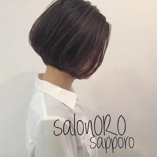 ミディアム カラー 池田 真由美のヘアスタイル