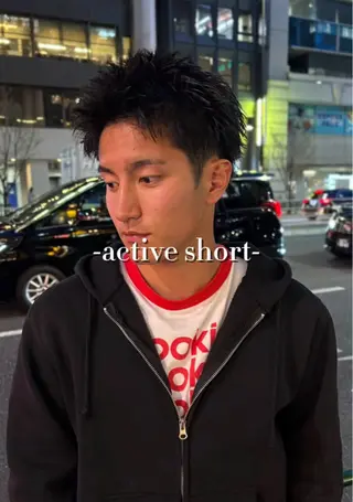 ショート パーマ メンズ 💈メンズ短髪特化 ✂︎伊藤大輝💈のヘアスタイル