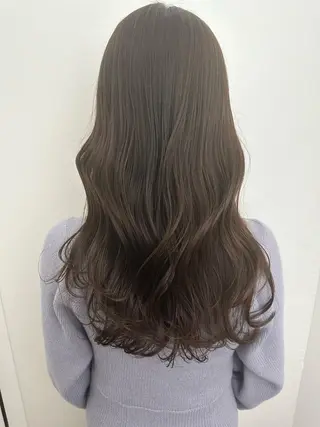 ロング カラー トレンド/顔まわり/ レイヤー/髪質改善のヘアスタイル