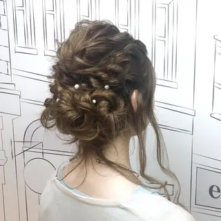 ヘアアレンジ TOMOKA 艶髪/透明感カラーのヘアスタイル