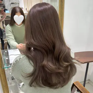 ロング カラー 透明感カラー 古山 結季🌙🖤のヘアスタイル