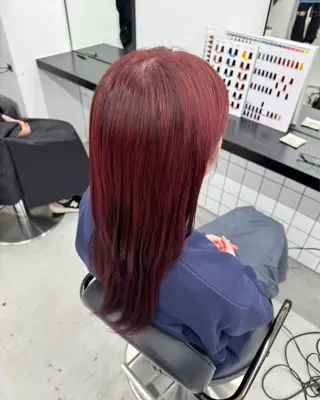 カラー 矢場町/暖色 /chinatsuのヘアスタイル
