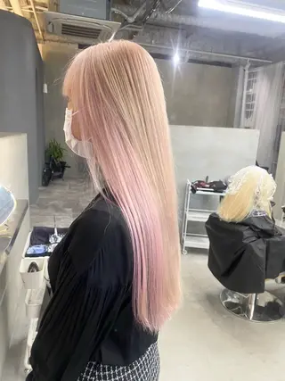 ロング カラー 前橋 姫奈のヘアスタイル
