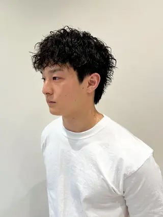 ショート パーマ 大人パーマ/ メンズ/神田正紀のヘアスタイル