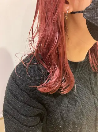 セミロング カラー レイヤー×艶髪特化 マネージャー安藤光司のヘアスタイル