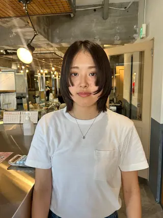 ミディアム カラー 海外レイヤー /NAGISAのヘアスタイル