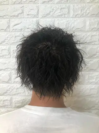 パーマ メンズ 北脇 健治のヘアスタイル