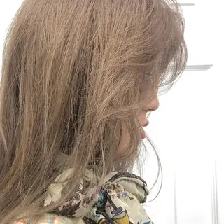 ミディアム カラー ニュアンスヘア🌔 nanakoのヘアスタイル