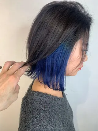 ショート カラー パーマ _ WHITE三宮店のヘアスタイル