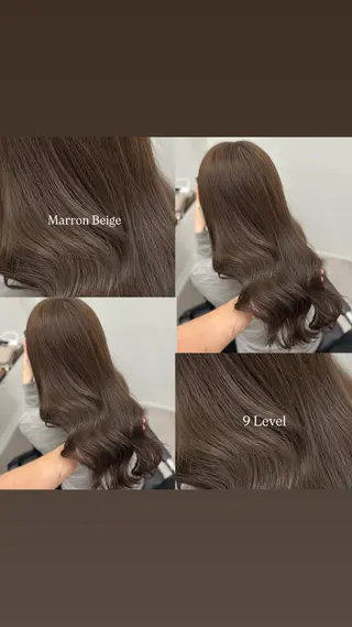 カラー unique 松原吹季のヘアスタイル