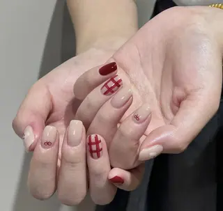 ネイル By moonネイル 🌷ワンホン/韓国風のネイルデザイン