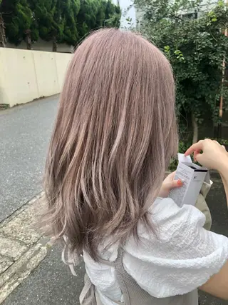 カラー ダブルスキルエクステ /羽エクステ白石宇由のヘアスタイル