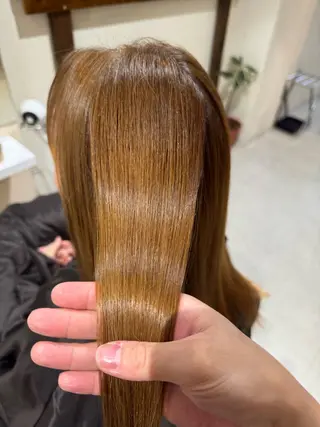 セミロング 髪質改善メニュー 長井 美佐子のヘアスタイル