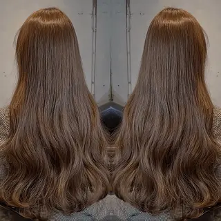 ロング 🍀似合わせ透明感 カラーアヤナ🍀のヘアスタイル