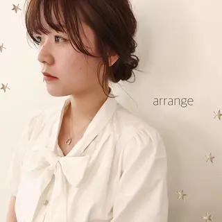 ロング ヘアアレンジ 市川 千夏のヘアスタイル