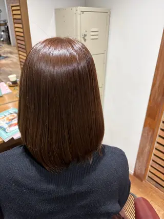 ミディアム カラー nicott所属・高橋 七海のヘアスタイル