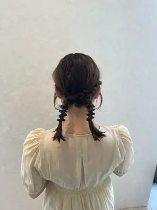 ヘアアレンジ 福島 果音のヘアスタイル