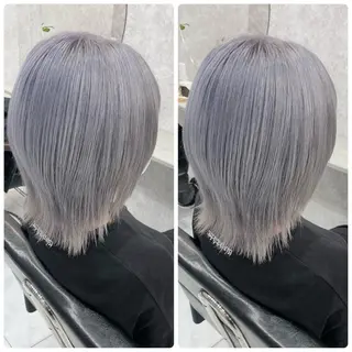 ショート 🦋ハイトーン🦋 石山 希理🦋のヘアスタイル