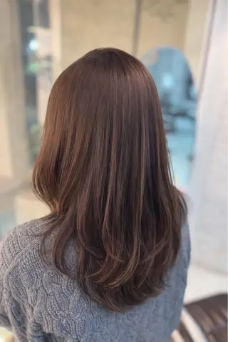 セミロング Of HAIR 表参道所属・みやもと　りょうま/ 透明感カラー/表参道のヘアスタイル