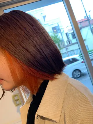 カラー 通い続けられるサロン ママ美容師　明日香のヘアスタイル
