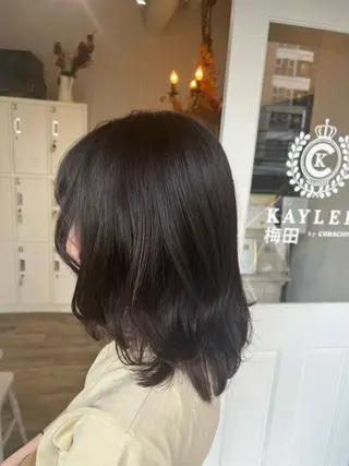 ミディアム 髙橋 秀果のヘアスタイル