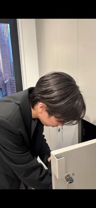 メンズ miyu  / 柔らかい透明感カラーのヘアスタイル