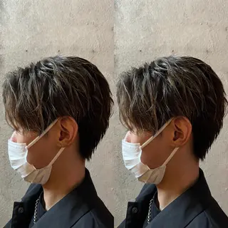 ミディアム カラー メンズ 🏆メンズヘア特化 🥇代表りんぺーのヘアスタイル